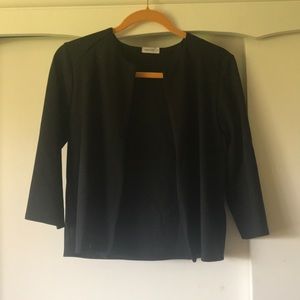 Black cardigan